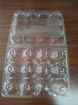 China egg trays 12 holes 2*6 holes PVC / PET / APET... quail egg cheap price  paper pulp tray supplier
