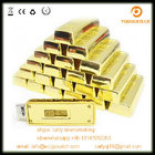 engraving logo crystal gold bar usb flash drive