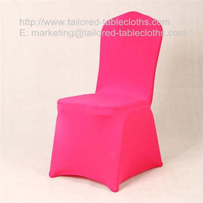 China We produce and sell colored spandex wedding banquet chair covers and table covers, supplier