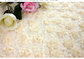 Rosette openwork lace tablecloths and chair covers for wedding banquet, supplier