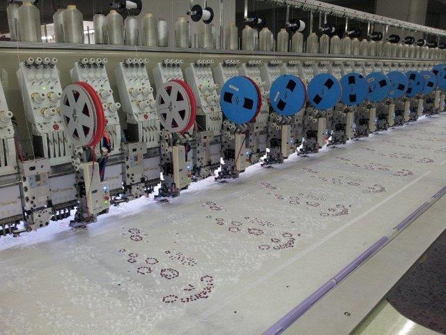 Tai Sang  embroidery machine excellence model 444(4 needles 44 heads embroidery machine)