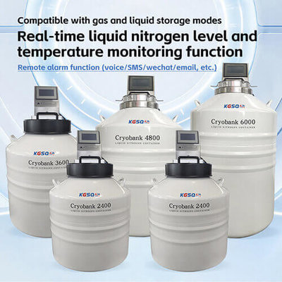 China Burundi cryogenic freezer liquid nitrogen KGSQ ln2 freezer supplier