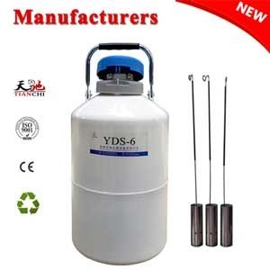 China TIANCHI Liquid nitrogen container YDS-6L cryogenic dewars in IR supplier