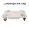 Yugoslavia Liquid Nitrogen Tank Floor Stand KGSQ five-wheeled cart supplier