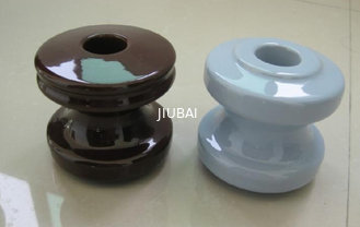 China ANSI Porcelain shackle type insulators with  brown color porcelain disc insulator 54-1 supplier
