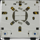 Mini plastic 1/2 / 4 Core SC LC Ftth / Fttx Fiber Termination Box Wall Mount FTB-86