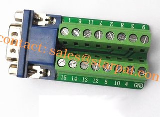 China Signals Breakout Board Serial Port Header - DB15 Male / Female terminal block adapter supplier