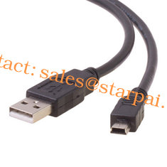 China USB 2.0 Type A Male To Mini B 5 Pin Male Camera Cellphone Data Cable supplier