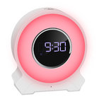 Hi Fi Sound Speaker Alarm Clock Wireless Bluetooth Speaker with LED Night Light