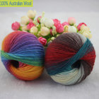 500g/lot luxury quality 100% wool yarns fancy iceland thick Hand knitting for yarn colorful knit yarn dye wool sweater k