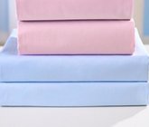 CVC 50/50 solid color stripe fabric for hotel bedding