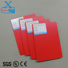 Color pvc sheet 3mm forex board water proof hard board in red color hot sale colorful Christmas decoration board