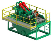 Double Layers Bored Pile Construction Drilling Mud System Vibration Motor Supported，Drilling Mud System