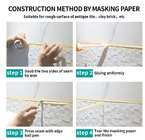 Construction Method by Wax for Tough Surface Tile