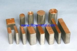 Gr2 Titanium Copper Clad Composite GB/T12769 Titanium Clad Copper Bar for Anode Electrolytic Cell