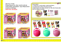 Popular new design surprise doll ball series1 series3 with light in night