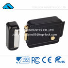 Hot Selling Electronic Euro Lock Electric Rim Door Lock Black Color Solid Brass Cylinder and Latch