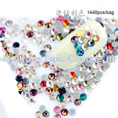 Various colors Iron on strass crystal Christmas Decoration stone