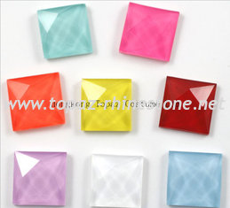 square flourecent rhinestones strass for crafts/mobile phone/greeting cards