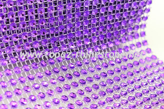Purple Wedding Diamond Mesh Wrap
