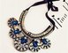 TP-N4  Rhinestone Statement Chunky Collar Necklace Short necklace