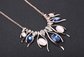 TP-N6 Rhinestone beads necklace metal necklace jewelry necklace