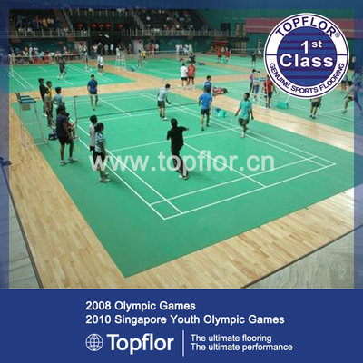China PVC Sport Floor For Badminton supplier