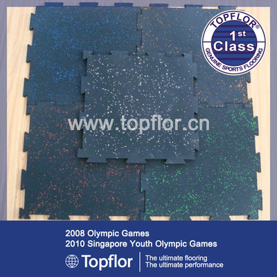 China 8mm Non-toxic rubber gym sport flooing mats supplier