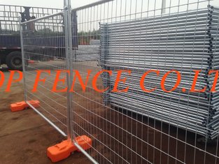 temporary fencing panels CHRISTCHURCH supplier full hot dipped galvanized panels ,base as well clamps