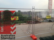 hot dipped galvanized temp fencing site fencing for sale 2100mm x 2400mm NZS standard temp site fencing