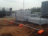 temporary construction security fencing PORT CHAIMERS supplier 1800mm x 2400mm mesh 50mm x 200mm x 4.00mm diameter