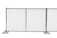 Height  6 foot  x  Width 12 foot chain link temporary mesh fence 57mm x 57mm mesh x 3.00mm