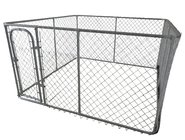 chain link dog kennel  4ft x 7.5ft x 7.5ft DIY dog fence chain mesh 60mm x 60mm