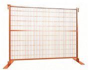 8 foot x 9.5 foot temporary fence panels powder coated at Orange Color
