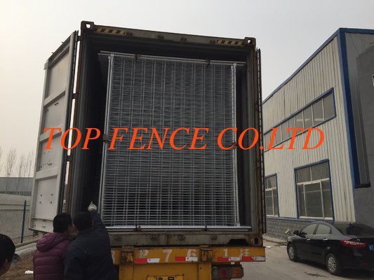 temporary fencing panels od 32 pipes x 2.00mm hot dipped galvanized temp site fencing panels contruction fencing panels