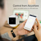 Smart Home Wifi Light Switch 1/2/3 gang Light Touch Switch White/Black/Golden Wireless Remote APP Control Switch