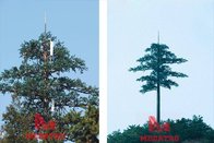 Camouflage tree antenna covers for telecom