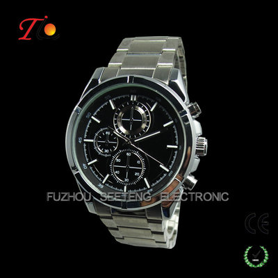 China Men watches with master design and mature stainless steel strap business style supplier