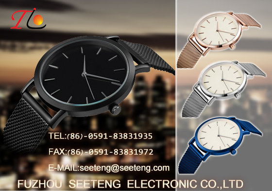 China Brand high quality  Men's analog watch with  stainless steel case and alloy strap supplier