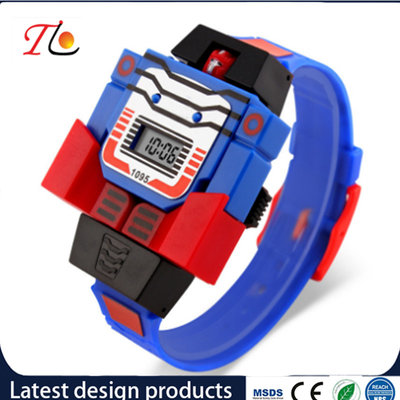 China Popular customized promotion watch for children and adults cool cute Transformers children's watch fashion watches supplier