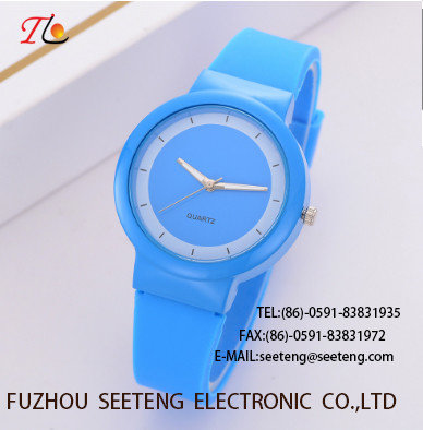 China wholesale children watches colorful silicone watch gift watch for promotion fashion watches  custom logo/color supplier