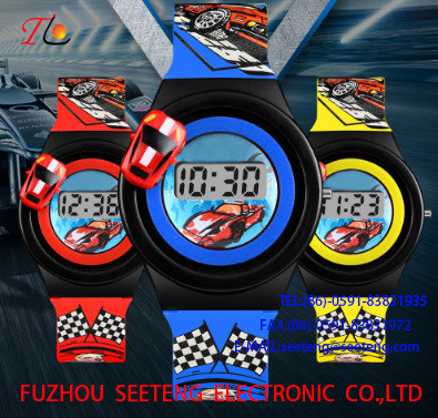 China Popular customized promotion watch for children and adults cool cute sport car watch children's watch fashion watches supplier