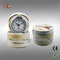 Charming Flower printing leather PU travel clock with leather jewel box supplier