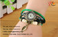 Fashion Vintage watches ladies watches with colorful beads bracelet and leather braided band supplier
