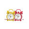 desktop clock alarm clock lovely design plastic colorful material supplier