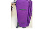 170T Lining Soft Trolley Luggage Suitcase , 4 Single Rotative Wheels Soft Sided Rolling Luggage supplier