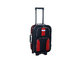 Black Iron Trolley 3 Pcs 8 Wheel Luggage Suitcase With Normal Combination Lock supplier