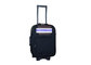 Business Trip 8 Wheel Suitcase Bags , 20 / 24 / 28 Inch Black Iron Trolley Luggage supplier