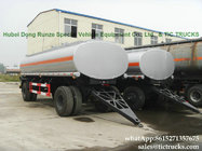 Manufactures high quality fuel tankers Pup Trailer  25000L Fuel Tank Full Trailer for sale WhatsApp:8615271357675