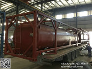 Portable  ISO Tank Containers store liquid (NaOH 32-45%; NaOCL 10-15% and HCL 32-35% To Veinam  cell:8615271357675